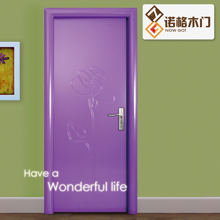 门业图片-漫天花雨诺格木门 实木复合 烤漆门 室内门 HA0110HA0110图片