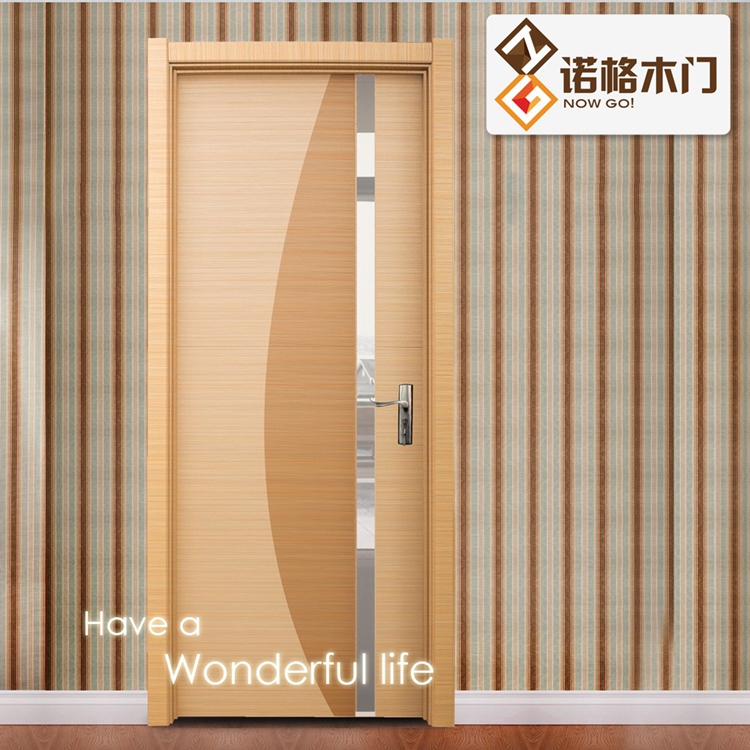 门业图片-励尚系列诺格木门 实木复合 生态门 玻璃门 NB0908NB0908图片