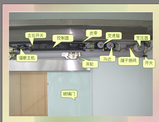 门业图片-自动感应门虎门松下自动门电机批发，销售开门机18022287312何小姐图片