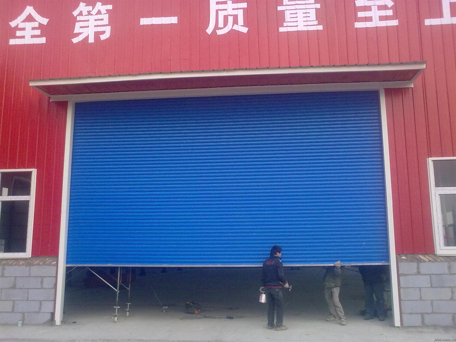 门业图片-卷帘门天津河东区安装维修卷帘门厂家电动卷帘门图片