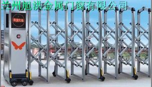 门业图片-国内最优惠的遥控伸缩门兰州供应哪里有卖划算的兰州伸缩门无图片