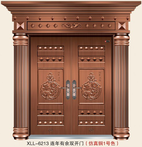 门业图片-仿真铜门系列XLL-6213XLL-6213图片
