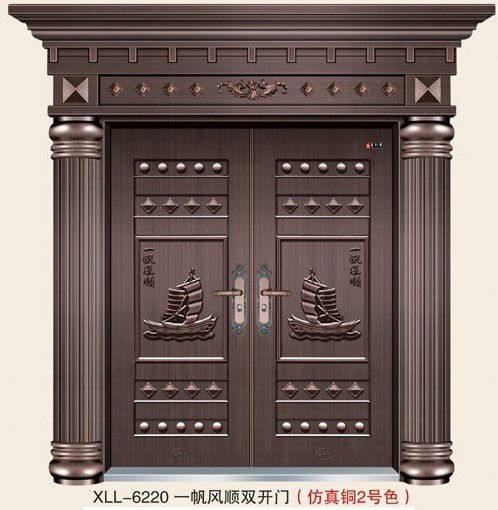 门业图片-仿真铜门系列XLL-6220XLL-6220图片
