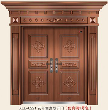 门业图片-仿真铜门系列XLL-6221XLL-6221图片