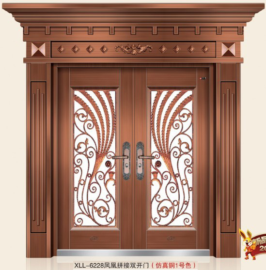 门业图片-仿真铜门系列XLL-6228XLL-6228图片