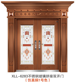 门业图片-仿真铜门系列XLL-6283XLL-6283图片
