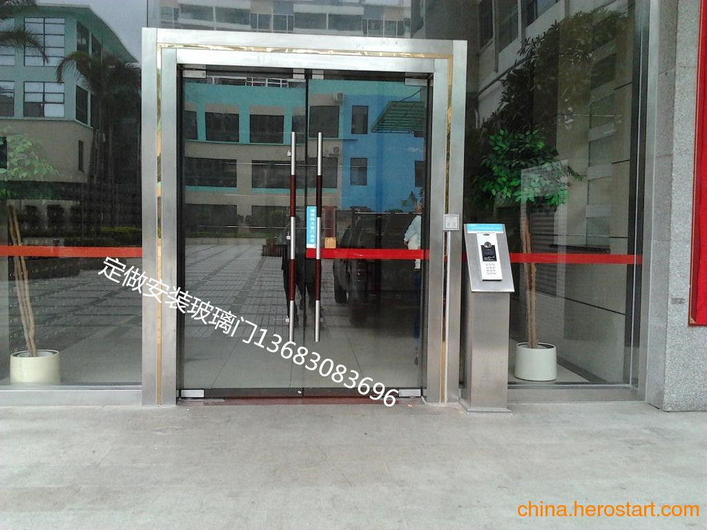 门业图片-玻璃门石景山区安装玻璃门杨庄玻璃门安装价格全新图片