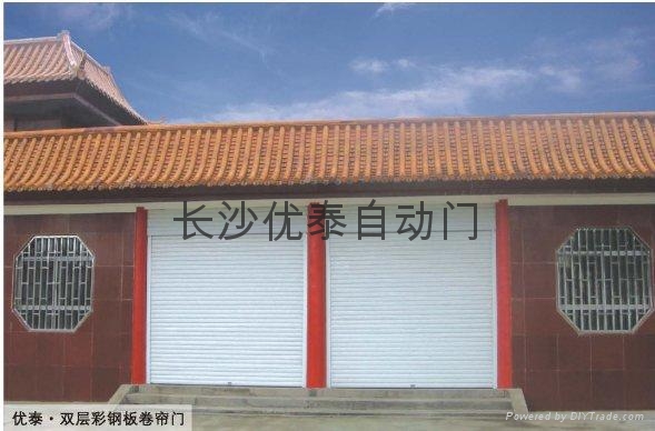 门业图片-优泰工业门彩钢板卷帘门，彩钢板卷帘门价格，湖南卷帘门YT-465图片