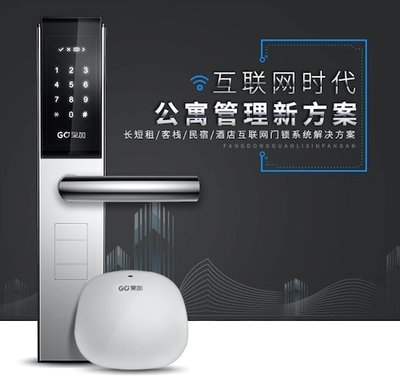 门业图片-智能门锁长短租/客栈/民宿/酒店 互联网门锁系统酒店智能锁图片