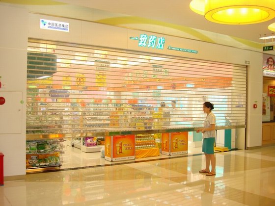 门业图片-建筑建材水晶卷帘门3.3*4图片