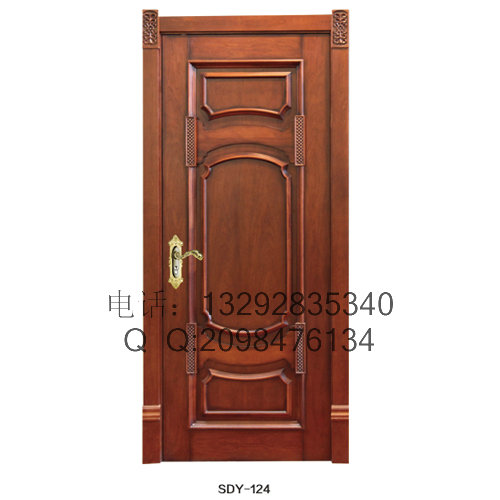门业图片-实木门办公室实木复合烤漆门  家装烤漆门齐全图片