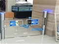 门业图片-超市单向门超市进出口器出入口门禁行门超市只进不出摆闸门导向门168*1000图片