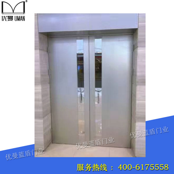 门业图片-门窗不锈钢防火门不锈钢喷砂防火门图片