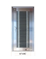 门业图片-爵士白不锈钢防盗--进户门8710c图片