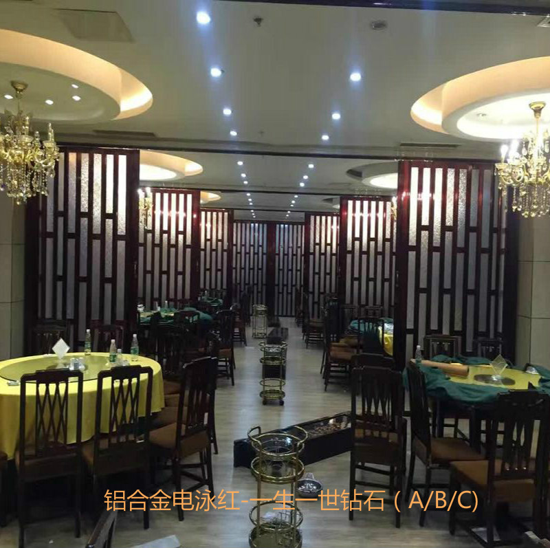 门业图片-铝合金推拉门赛门铝合金折叠书房衣柜新婚房推拉移门定制别墅大门一生一世钻石图片