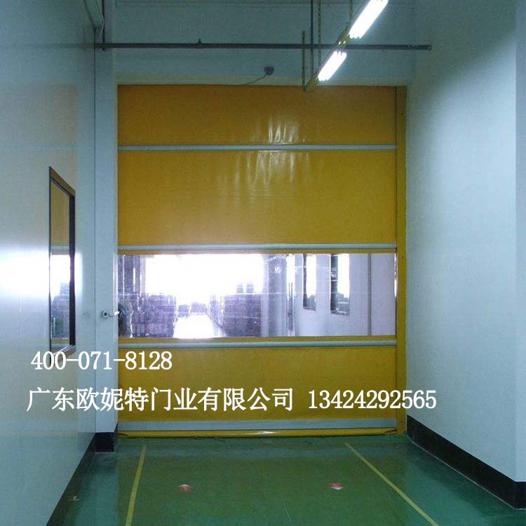 门业图片-卷帘门广西高速门堆积快速门PVC软布工业快速门卷帘门抗风加强堆积快速门HSD-M图片