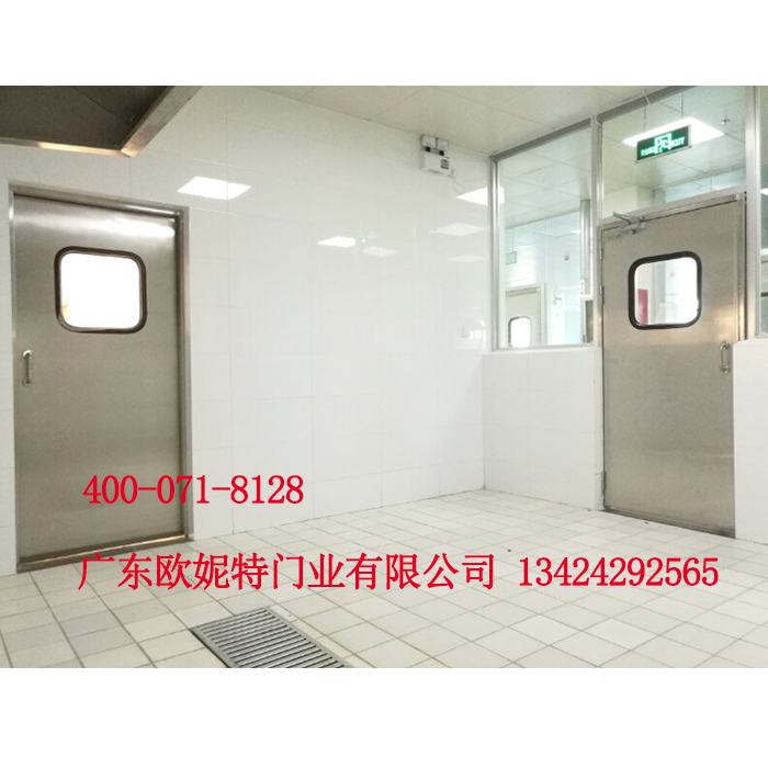 门业图片-防撞门广东医院专用门电动双开医疗门病房门美容院医用门自动回位密封好TD-M图片
