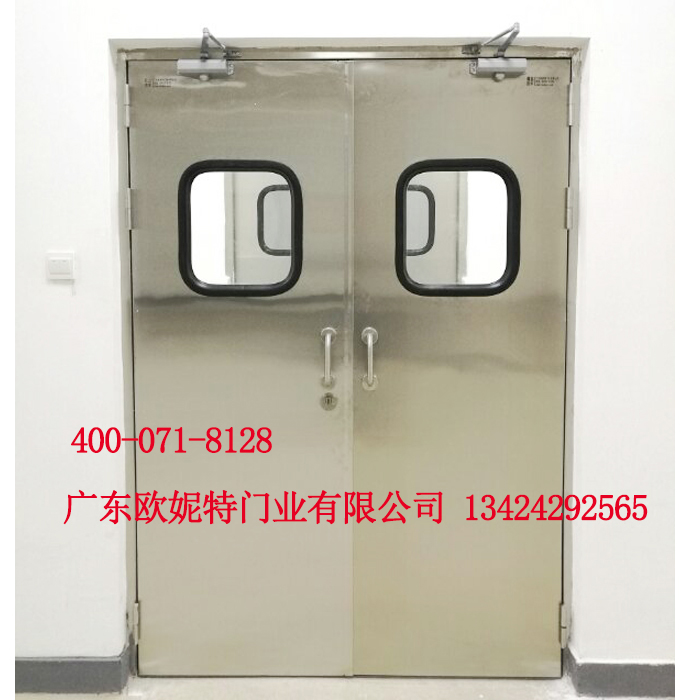 门业图片-防撞门台湾永和豆浆食品有限公司专业定制防撞自由门自动回位耐撞击门TD-M图片