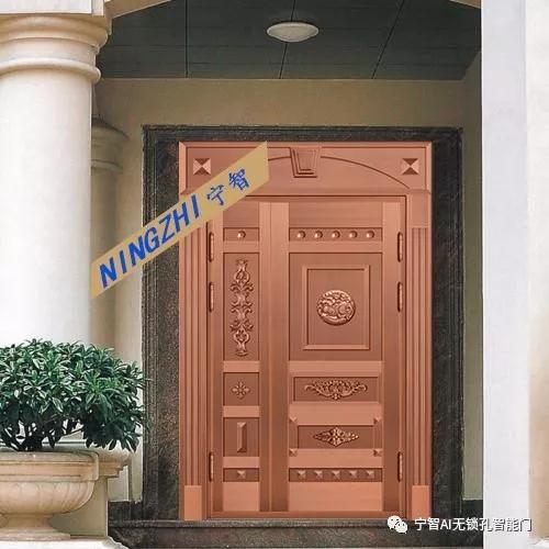 门业图片-无锁孔智能防盗门无锁孔智能门1180*2050图片