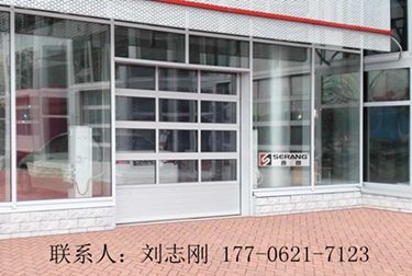 门业图片-工业电动快速门上海展厅提升门， 4S店透明提升门111图片