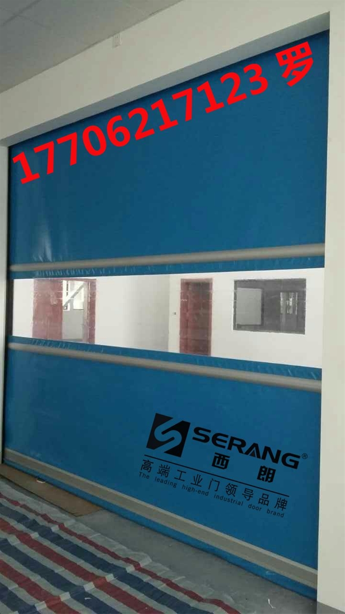 门业图片-工业快速门常州车间隔断快速门，非常耐用稳定的快速门快速门图片