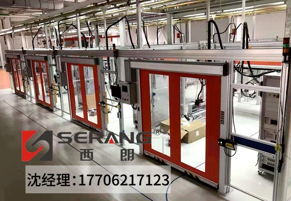 门业图片-工业快速门南京设备防护联动快速卷帘门防护门图片