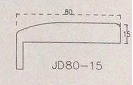 门业图片-涂泥线条产品图型JD80-15涂泥线条图片