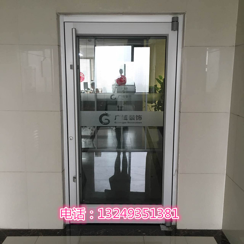 门业图片-肯德基门石家庄电泳白单扇肯德基门 银行肯德基门价格 宏远门业1000*2400图片