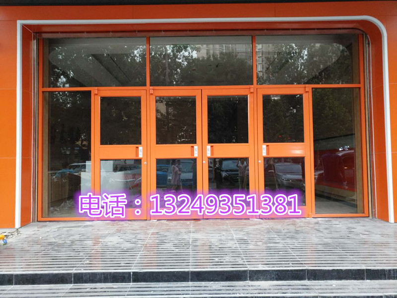 门业图片-肯德基门石家庄灰色肯德基门 上门量尺 肯德基门价格1900*2400图片