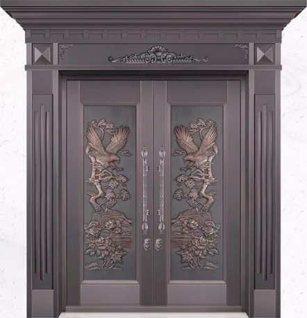 门业图片-精艺手工敲花门系列TM-9001（手工敲花）精品款精艺手工敲花门系列图片