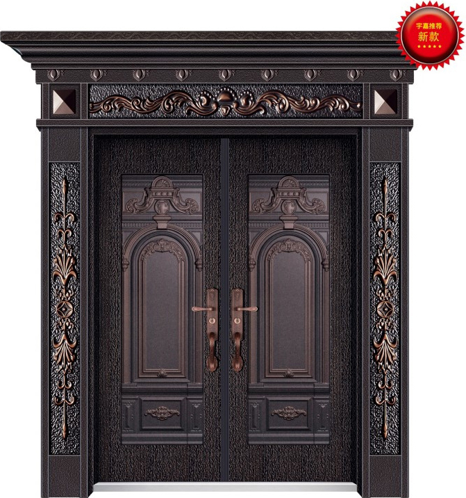 门业图片-德式仿铸铝装甲门YJ-1002德式仿铸铝装甲门图片