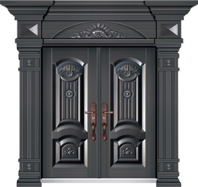 门业图片-整板模压工艺YJ-9602整板模压工艺系列图片
