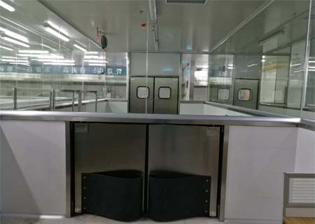 门业图片-不锈钢防撞自由门深圳超市食品车间不锈钢双向防撞自由门易锐图片