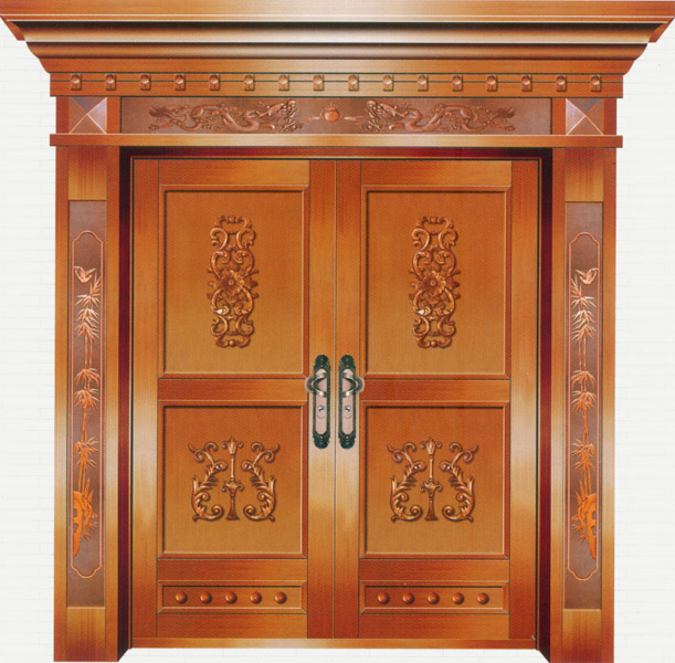 门业图片-铜铝门电泳铜铝门可定制图片