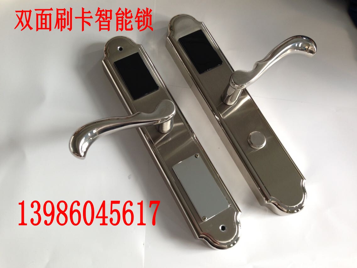 门业图片-防盗门IC卡锁供应防盗门双面刷卡电子锁招商101-112图片