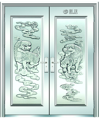 门业图片-双开门系列SM-8002-1SM-8002-1图片