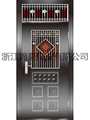 门业图片-JH-6033(贵族花)黑钛金JH-6033(贵族花)黑钛金图片