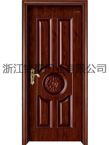 门业图片-钢木门如意(越南红松)KJ-如意(越南红松)图片
