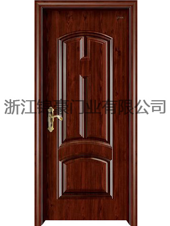 门业图片-钢木门越南红松XK-009(越南红松)图片