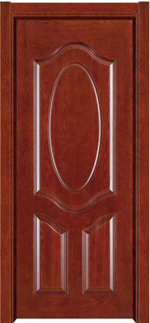 门业图片-实木模压门供应驰达实木模压门CD-113图片