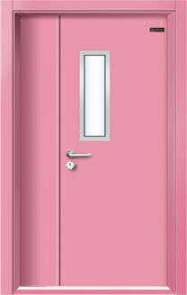门业图片-医院门YT-Y201粉色子母门YT-Y201粉色子母门图片