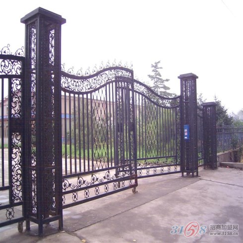 门业图片-铁艺大门安装河西区铁艺大门安装河西区铁艺大门价格1.88图片