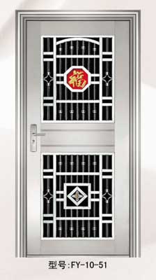 门业图片-不锈钢单门系列不锈钢门fy-51图片