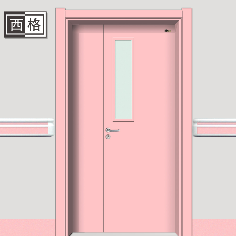 门业图片-医院专用门2014厂家直销 医院门 适合医院养老院 实验室Y-ZM202粉红图片