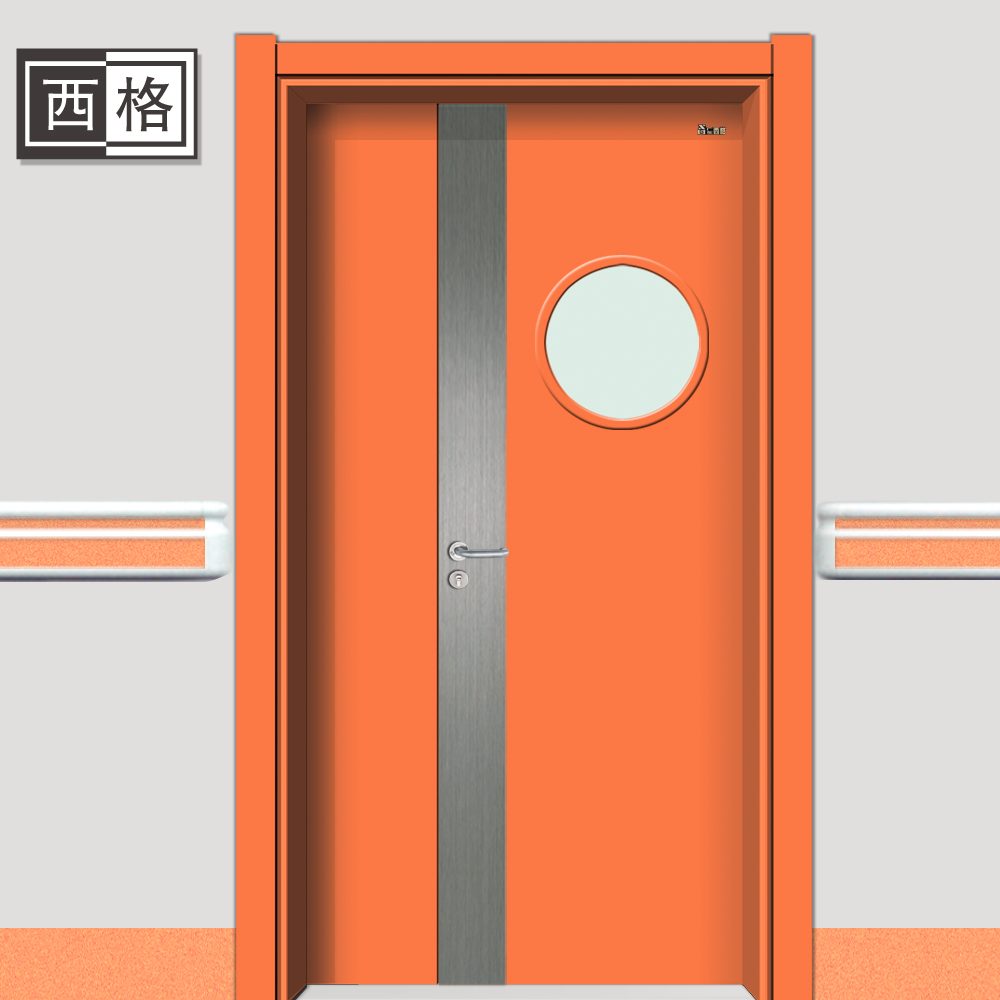 门业图片-医用门中国医用门前三强 医院病房门 医用门 您*放心的选择Y-ZM206桔黄图片