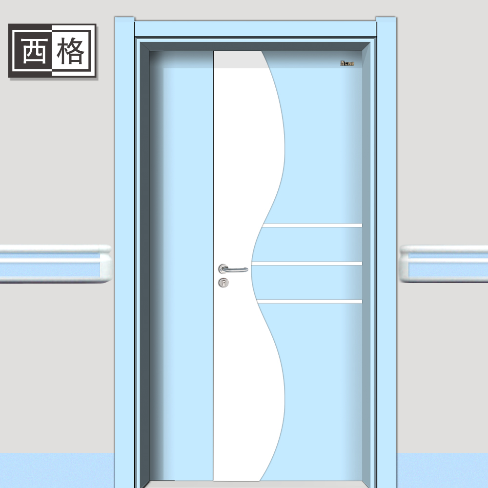 门业图片-医用门全国医院门前三强 医用门 医生办公室门 安装方法和说明Y-ZM212图片