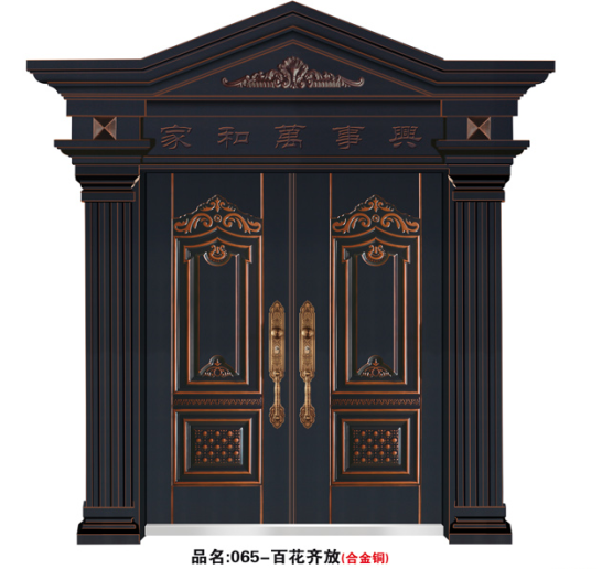 门业图片-非标锌合金板系列065-百花齐放065-百花齐放图片