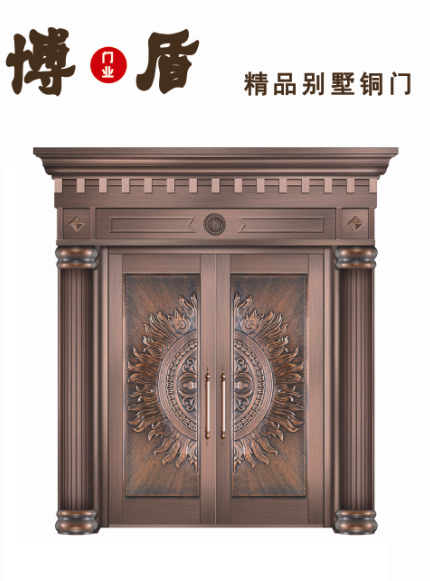 门业图片-铜门博盾别墅铜门2700X2900图片