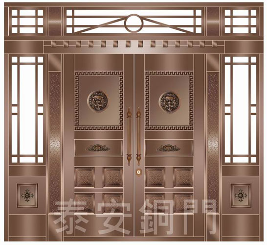 门业图片-别墅铜门供应泰安别墅铜门TA-082图片