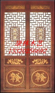 门业图片-仿古门窗仿古门窗 花窗2200*800图片